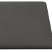 vidaXL Paneles de pared 12 uds terciopelo gris oscuro 30x30 cm 1,08 m²