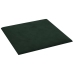 Paneles de pared 12 uds terciopelo verde oscuro 30x30 cm 1,08m²