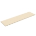 Paneles de pared 12 uds tela color crema 60x15 cm 1,08 m²