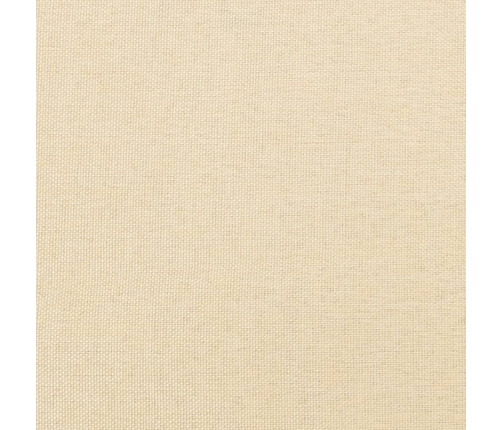 Paneles de pared 12 uds tela color crema 60x15 cm 1,08 m²