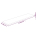 vidaXL Paneles de pared 12 uds tela morado 60x15 cm 1,08 m²