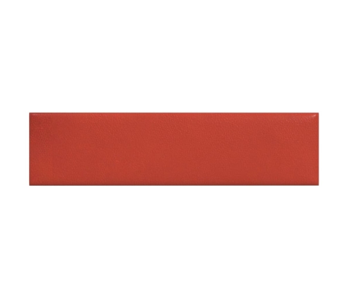 Paneles de pared 12 uds cuero sintético rojo 60x15 cm 1,08 m²