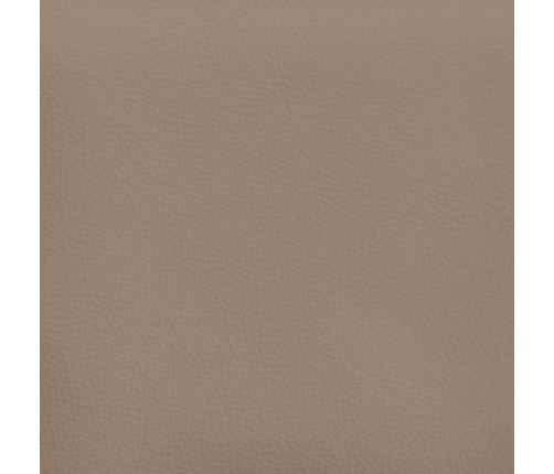 Paneles pared 12 uds cuero sintético capuchino 60x15 cm 1,08 m²