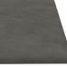 Paneles de pared 12 uds terciopelo gris oscuro 60x15 cm 1,08 m²