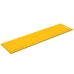 Paneles de pared 12 uds terciopelo amarillo 60x15 cm 1,08 m²