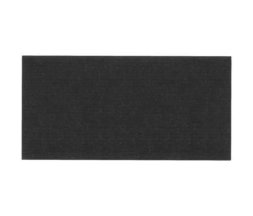 vidaXL Paneles de pared 12 uds tela negro 60x30 cm 2,16 m²