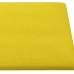 vidaXL Paneles de pared 12 uds tela amarillo claro 60x30 cm 2,16 m²