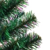 Árbol de Navidad artificial puntas iridiscentes PVC verde 120cm