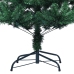 Árbol de Navidad artificial puntas iridiscentes PVC verde 120cm