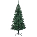 Árbol de Navidad artificial puntas iridiscentes PVC verde 240cm