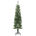 Árbol de Navidad artificial estrecho con soporte PE 150 cm