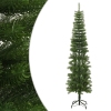 Árbol de Navidad artificial estrecho con soporte PE 240 cm