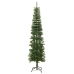 Árbol de Navidad artificial estrecho con soporte PE 240 cm