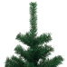 Árbol de Navidad preiluminado con luces y macetero verde 120 cm