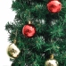 Cactus de Navidad con soporte y LEDs verde 150 cm PVC