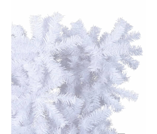 Árbol de Navidad artificial al revés con soporte blanco 120 cm