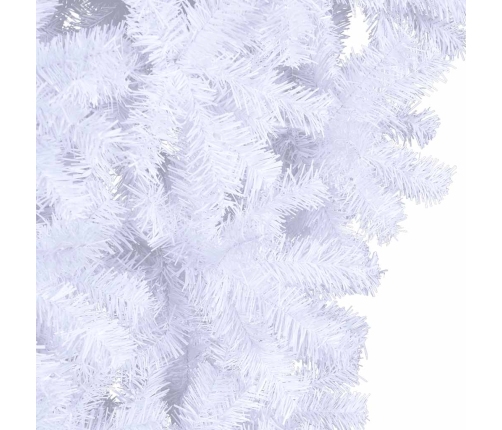 Árbol de Navidad artificial al revés con soporte blanco 180 cm