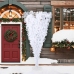 Árbol de Navidad artificial al revés con soporte blanco 210 cm