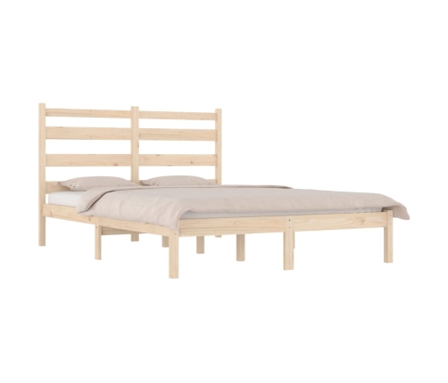 Estructura de cama madera maciza de pino 120x190 cm