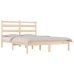 Estructura de cama madera maciza de pino 120x190 cm