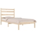 Estructura de cama de madera maciza de pino 90x200 cm