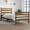 Estructura cama sin colchón madera pino marrón miel 90x200 cm