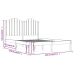 Estructura de cama madera maciza de pino 140x190 cm