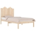 Estructura de cama madera maciza de pino 100x200 cm