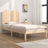 Estructura de cama madera maciza de pino 100x200 cm