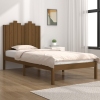 Estructura de cama madera maciza pino marrón miel 100x200 cm