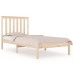 Estructura de cama madera maciza de pino 100x200 cm