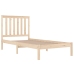Estructura de cama madera maciza de pino 100x200 cm