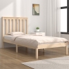 Estructura de cama madera maciza de pino 100x200 cm