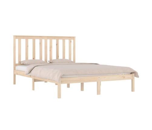 Estructura de cama madera maciza de pino 120x200 cm