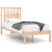 Estructura de cama madera maciza de pino 100x200 cm