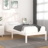 Estructura de cama madera maciza de pino blanca 100x200 cm