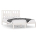 Estructura de cama madera maciza de pino blanco 120x200 cm