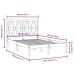 Estructura de cama madera maciza de pino 140x190 cm