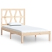 Estructura de cama de madera maciza de pino 90x200 cm