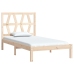 Estructura de cama de madera maciza de pino 90x200 cm