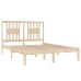 Estructura de cama madera maciza de pino 140x190 cm