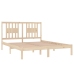 Estructura de cama de madera maciza de pino 160x200 cm