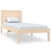 Estructura de cama madera maciza 90x190 cm