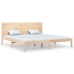 Estructura de cama madera maciza 180x200 cm