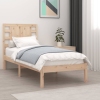 Estructura de cama sin colchón madera maciza de pino 90x200 cm