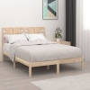 Estructura de cama sin colchón madera maciza de pino 200x200 cm