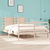 Estructura de cama sin colchón madera maciza de pino 120x190 cm