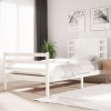 Estructura cama sin colchón madera maciza pino blanca 100x200cm