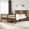 vidaXL Estructura de cama madera maciza pino marrón miel 160x200 cm