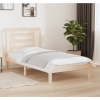 Estructura de cama sin colchón madera maciza de pino 90x190 cm